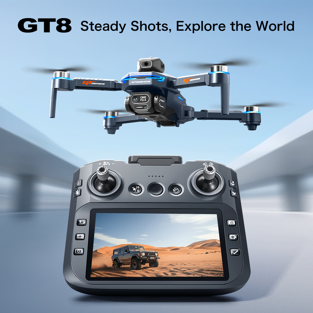 GT8 Max Foldable Drone 8K HD P - Drone Lidar 评论和价格