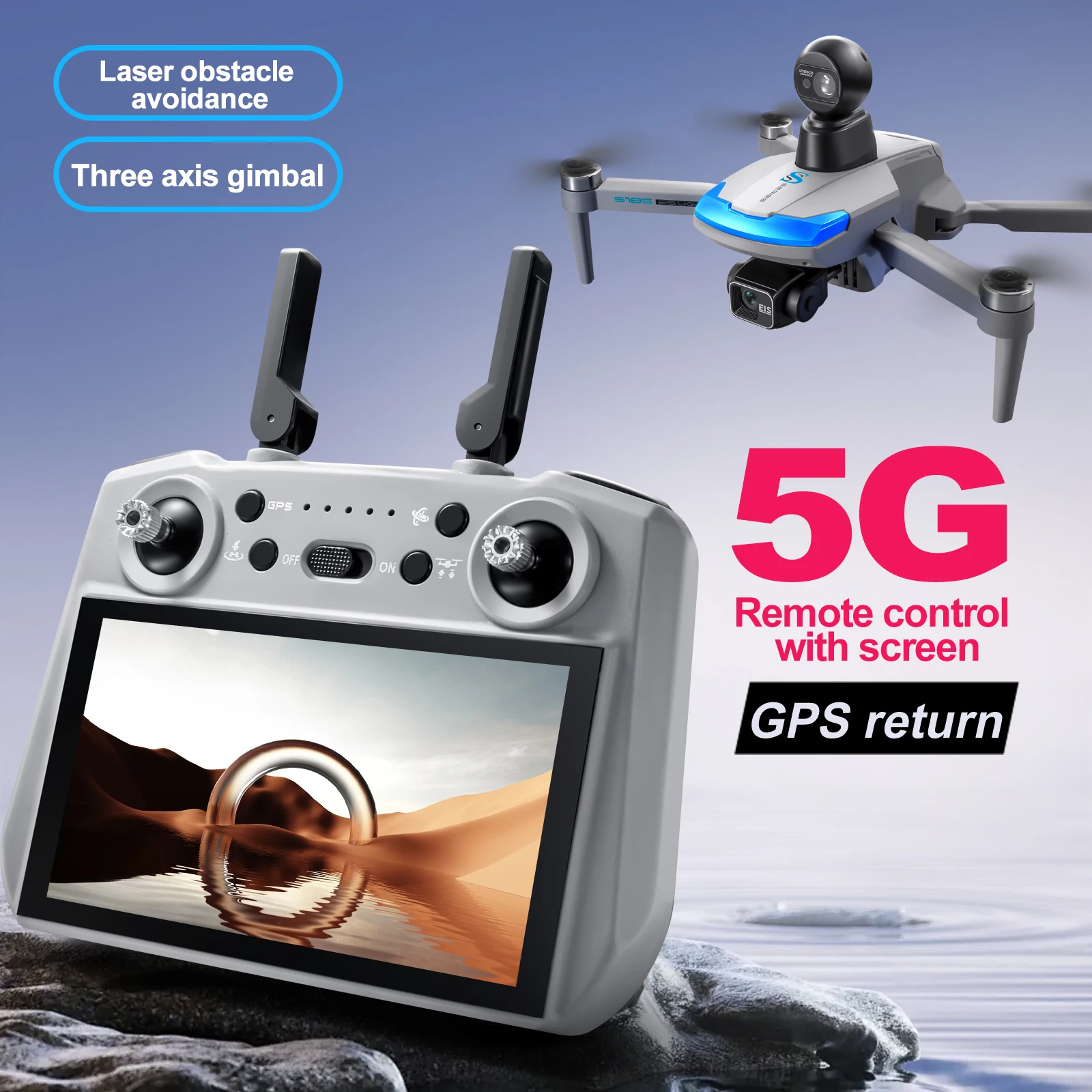 S185 Professional Drone 2.7K H - Drone Multispectral 评论和价格
