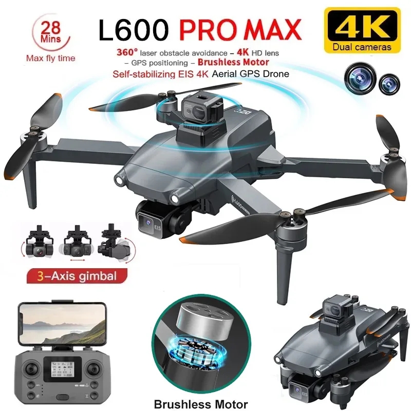 L600 PRO MAX GPS Drone Profess - Drone Multispectral 评论和价格