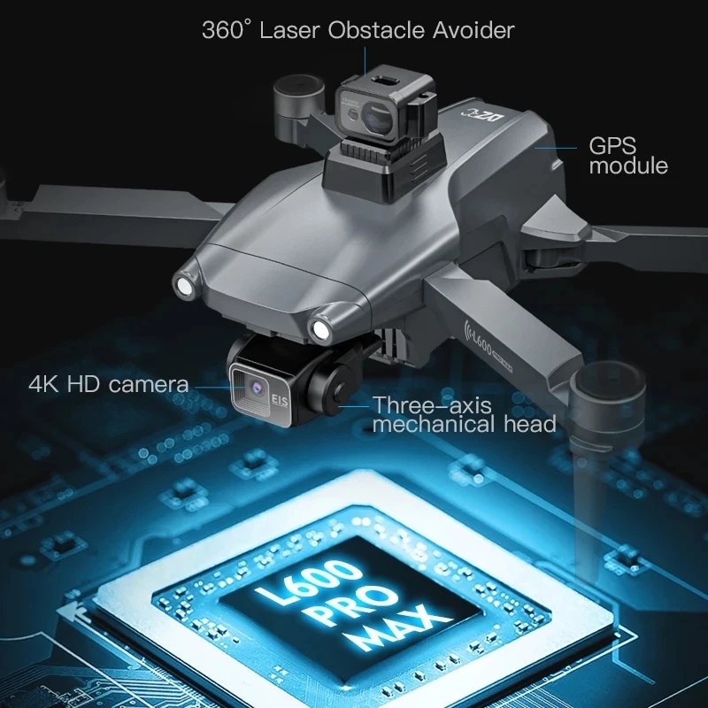 L600 PRO MAX GPS Drone Profess - Drone Multispectral 评论和价格