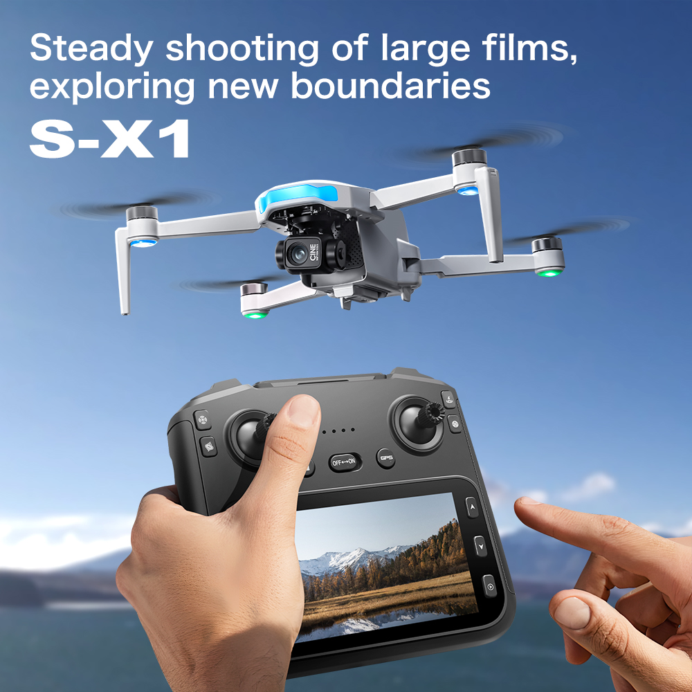 Original S-X1 GPS Drone 8KHD p - Drone Multispectral 评论和价格